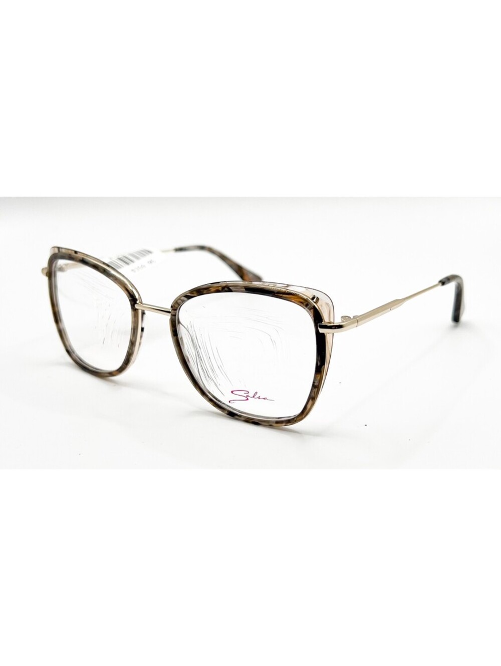 Salsa Sa 20210 Br/G Dark Brown Gold Authentic Eyeglasses 54-19-140